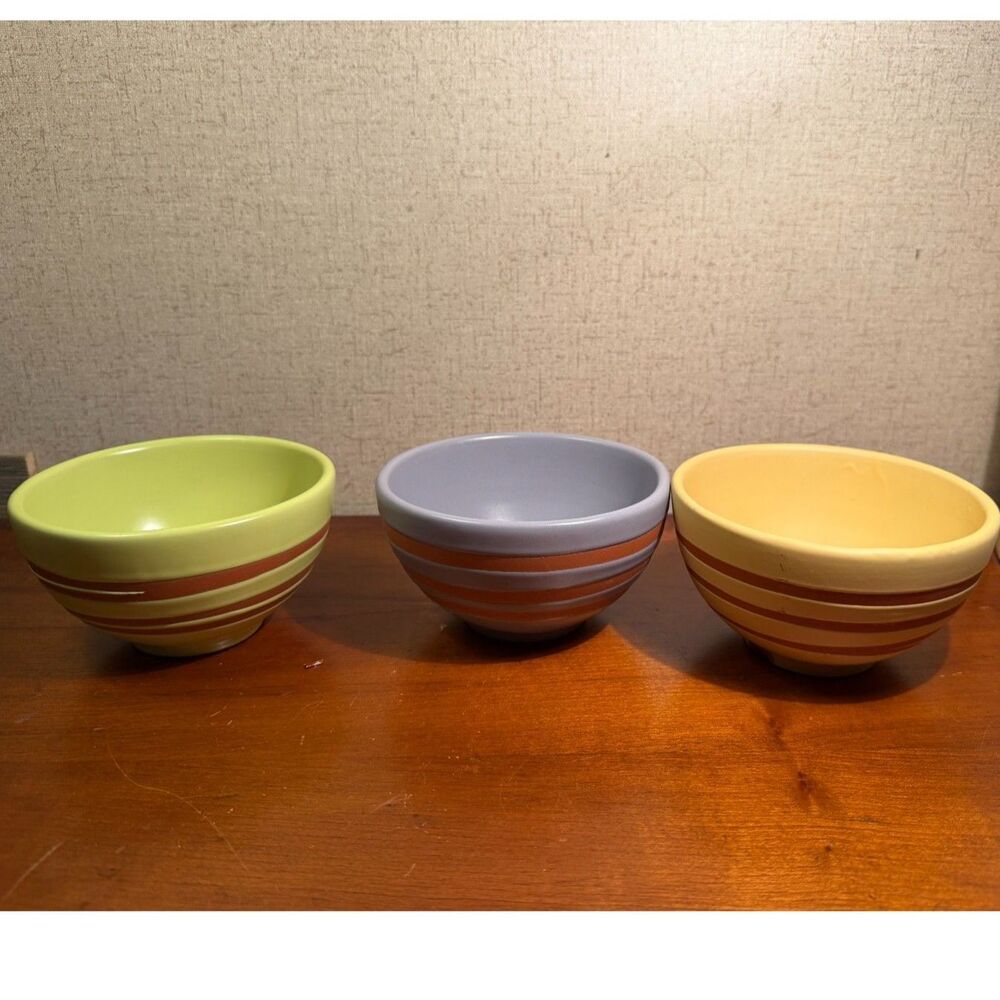 Starbucks Stoneware Swirl Bowls